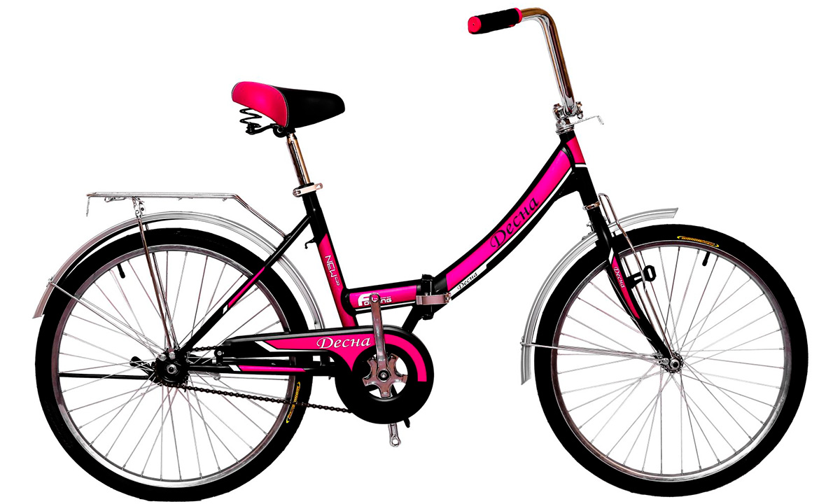 Фотографія Велосипед Titan Десна 24" (2019) 2019 Чорно-рожевий